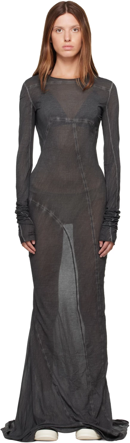 Женское платье Rick Owens DRKSHDW Edfu, черное