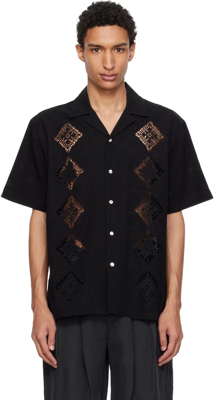Мужская рубашка Isabel Marant Black Indy, черная