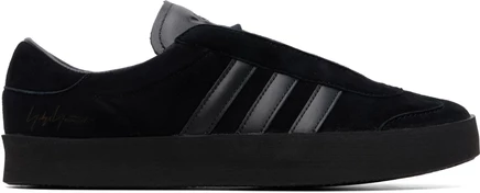 Мужские замшевые кроссовки Y-3 Gazelle, чёрные