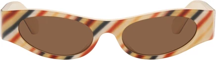 Женские солнцезащитные очки Loewe Slim Cateye, бежевые