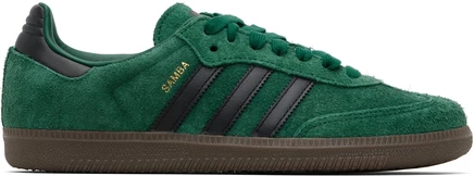 Мужские кроссовки adidas Originals Samba OG, зел./чёрн./гум.