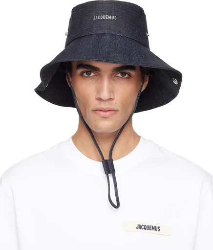Мужская панама Jacquemus The de-Nîmes, темно-синяя