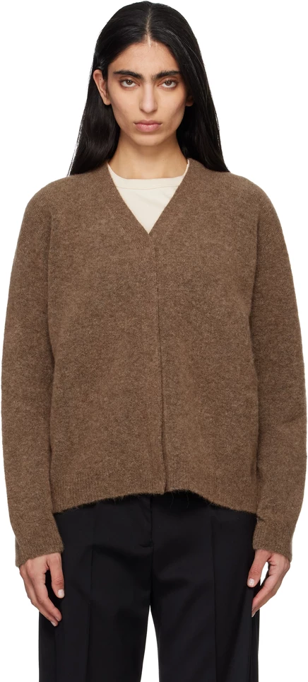 Кардиган Max Mara Brown Mora верблюжьего цвета
