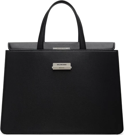 Женская сумка-портфель Balenciaga, черная