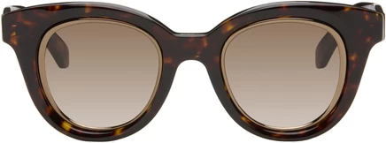 Женские очки Loewe Butterfly, темно-коричневые