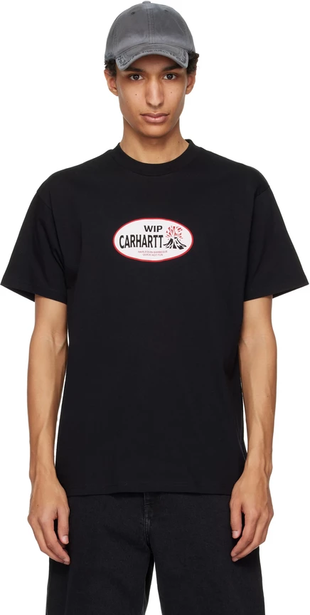 Мужская футболка Carhartt WIP Harlequin BBQ, черная