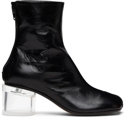 Женские ботильоны MM6 Maison Margiela Anatomic, черные