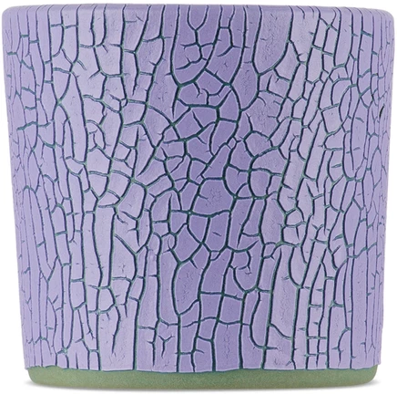Свеча Houseplant Purple Crackle by Seth 370 г, фиолетовая