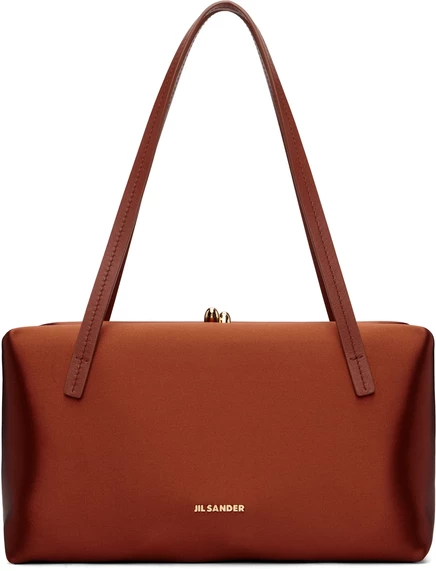Женская сумка Jil Sander Goji Pillow Small, терракотовая