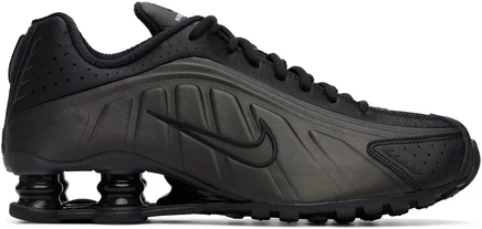 Мужские кроссовки Nike Shox R4, черные с красным
