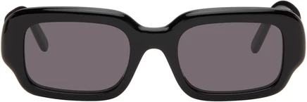 Мужские солнцезащитные очки Loewe Rectangular Slim, черные