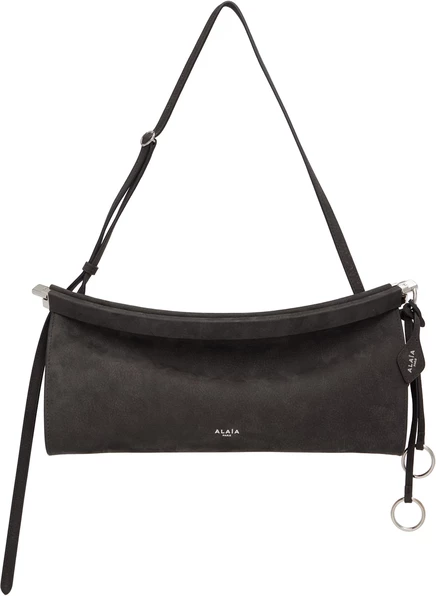 Сумка ALAÏA Grey 'Le Click' East West Medium антрацитовая