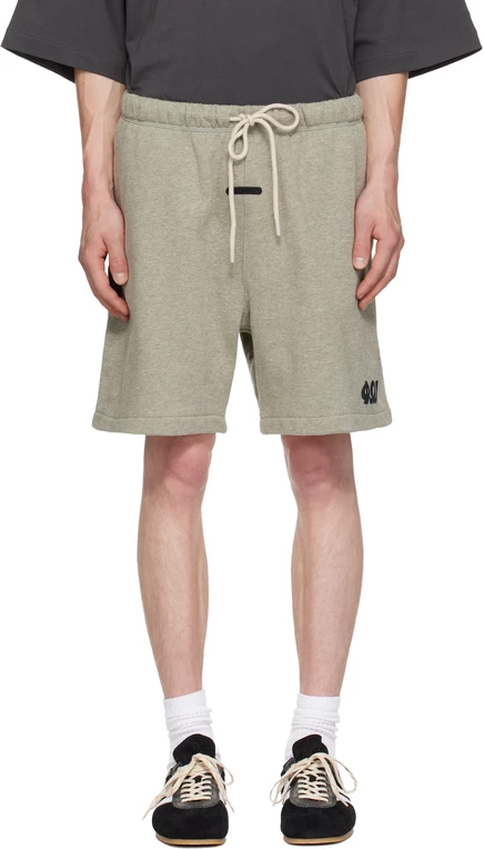 Мужские шорты Fear of God Essentials Classic, серые