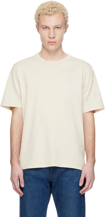 Мужская футболка Maison Kitsuné Summer Relax, овсяная