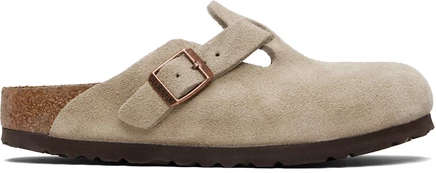 Мужские лоферы Birkenstock Boston с мягкой стелькой, тауп