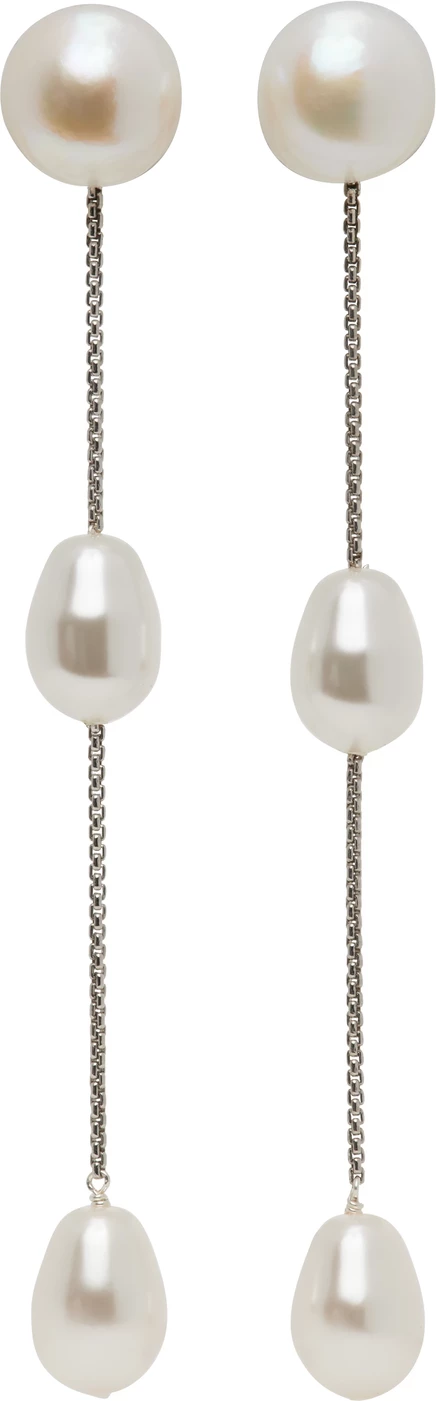 Женские серьги-подвески Sophie Buhai Pearl, серебро 925