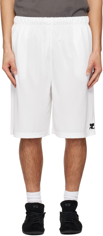 Мужские спортивные шорты Courrèges, белые