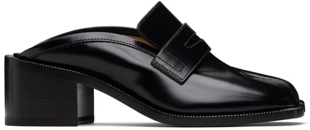 Женские мюли-лоаферы Maison Margiela Tabi City, черные