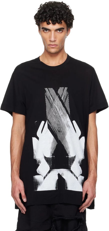 Мужская футболка Julius Numinous Print Flare, черная