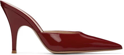 Женские туфли Gianvito Rossi Patent на каблуке, красные