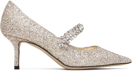 Женские туфли-лодочки Jimmy Choo Bing Pump 65, песочные