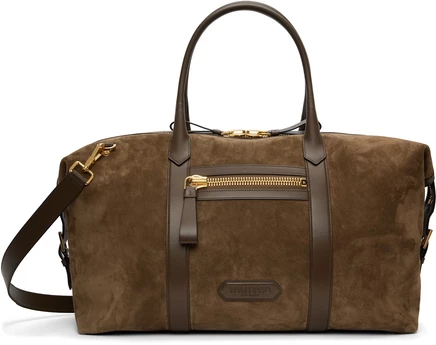 Мужская дорожная сумка Tom Ford Buckley, ореховая