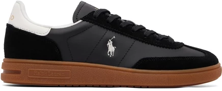 Мужские кроссовки Polo Ralph Lauren Bedford, черно-белые