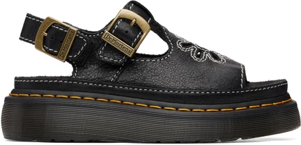 Женские сандалии Dr. Martens Dunnet Flower, черные