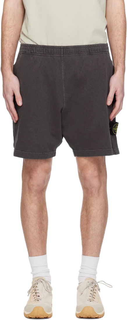 Мужские шорты Stone Island 6200014, угольно-серые