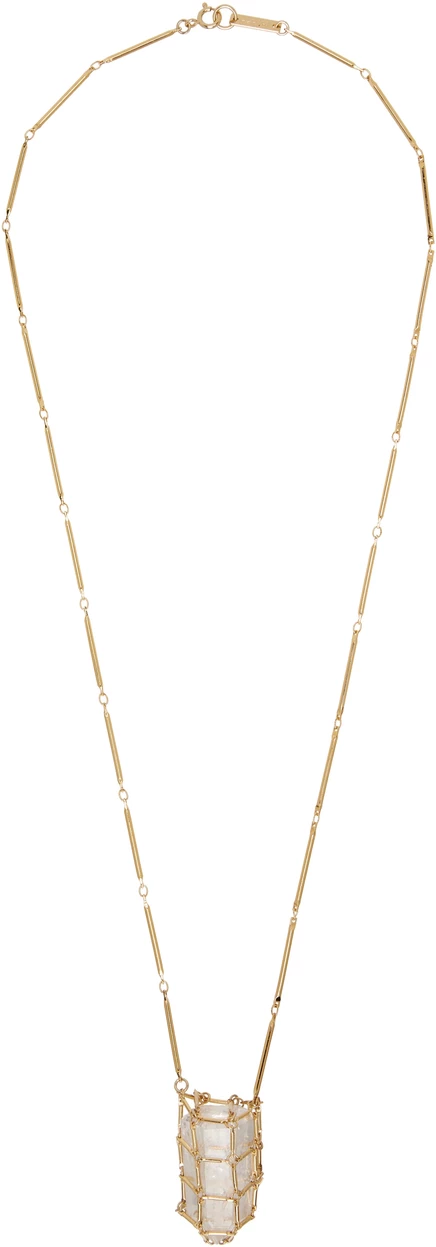 Женское колье Isabel Marant Rock Crystal, прозрачное