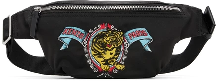 Мужская поясная сумка Kenzo Jumping Tiger, черная