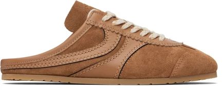 Женские лоферы Dries van Noten из замши, бежевые