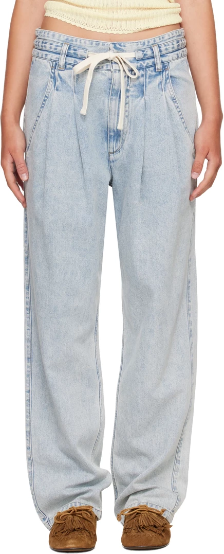 Женские джинсы Isabel Marant Etoile Ilsa, светло-синие