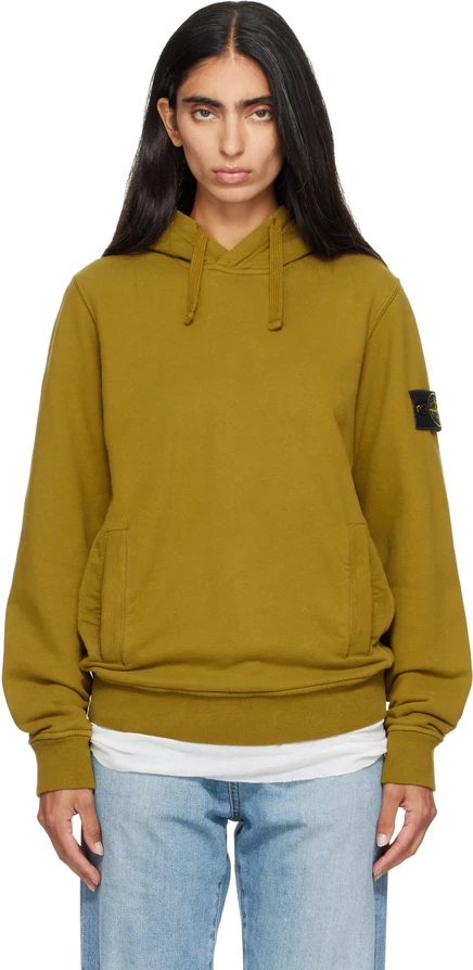 Женское худи Stone Island 6100048, кактусовый