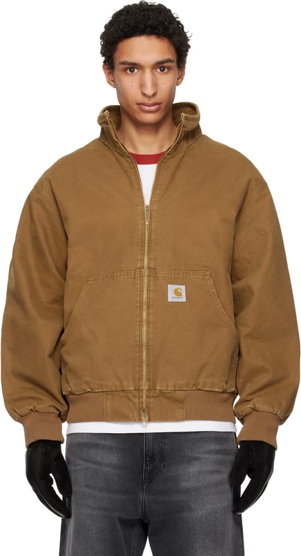 Мужская утепленная куртка Carhartt WIP Ravon, коричневая