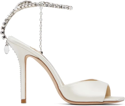 Женские босоножки Jimmy Choo Saeda 100, белые