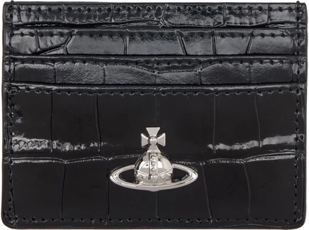 Плоский держатель для карт Vivienne Westwood Black черный