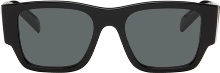 Мужские очки Prada Eyewear Triangle Logo, сланцево-серые