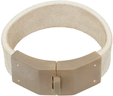 Мужской браслет Parts of Four Box Lock, серебристо-бежевый
