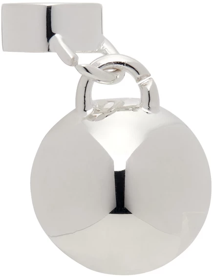 RÄTHEL & WOLF Silver Sim Single AirPod Charm серебристый
