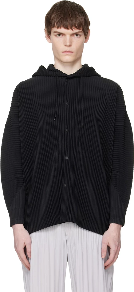 Мужское худи Homme Plissé Monthly Colors, черное