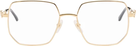 Женские очки Cartier «Panthère de Cartier», золотистые