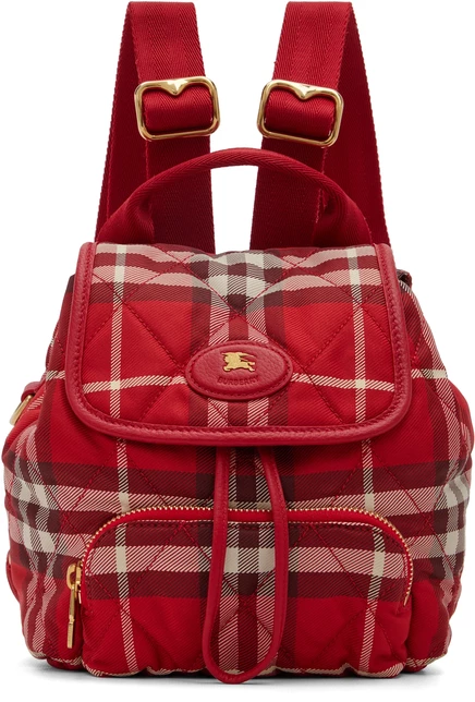 Женский рюкзак Burberry Mini Horseshoe, красный