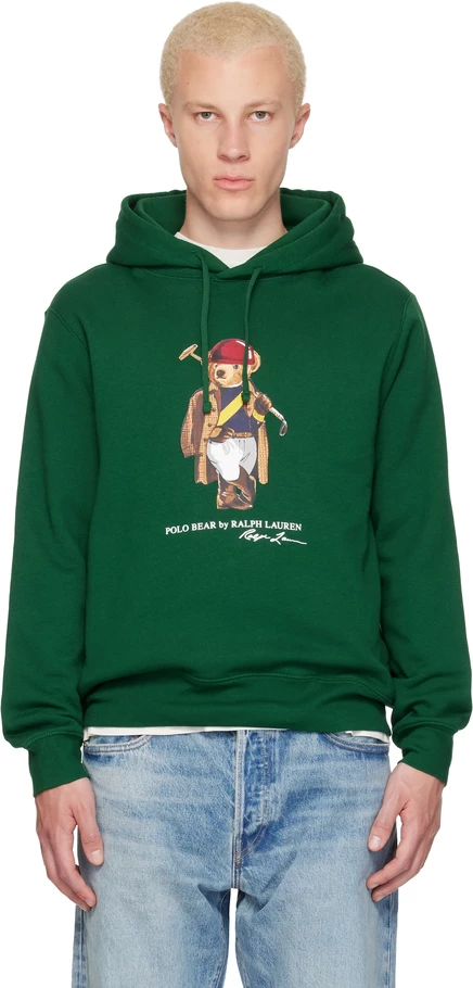 Мужское худи Polo Ralph Lauren Polo Bear, зеленое