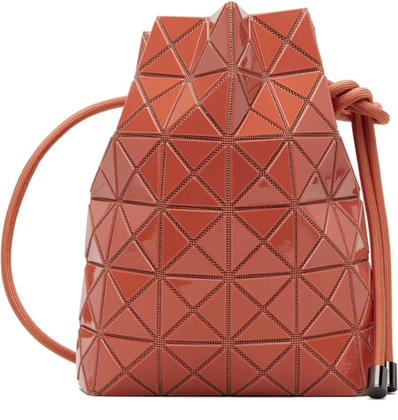 Однотонный пакет BAO BAO ISSEY MIYAKE Orange Wring терракотовый