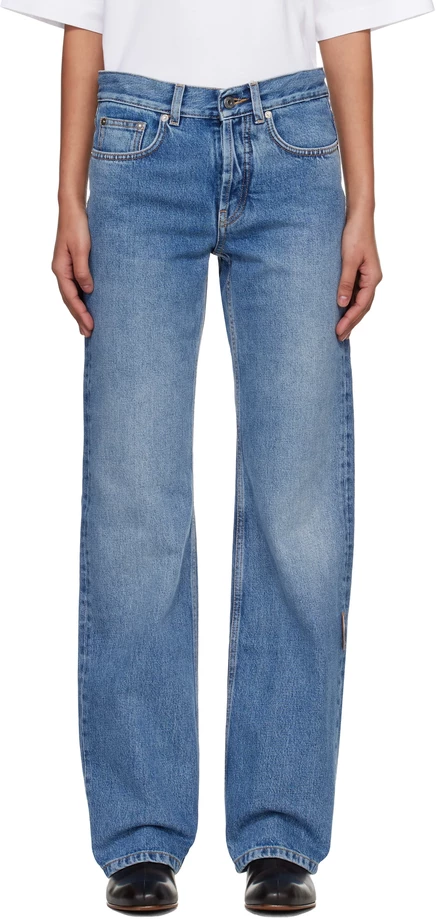 Женские джинсы Off-White Susy, светло-синие