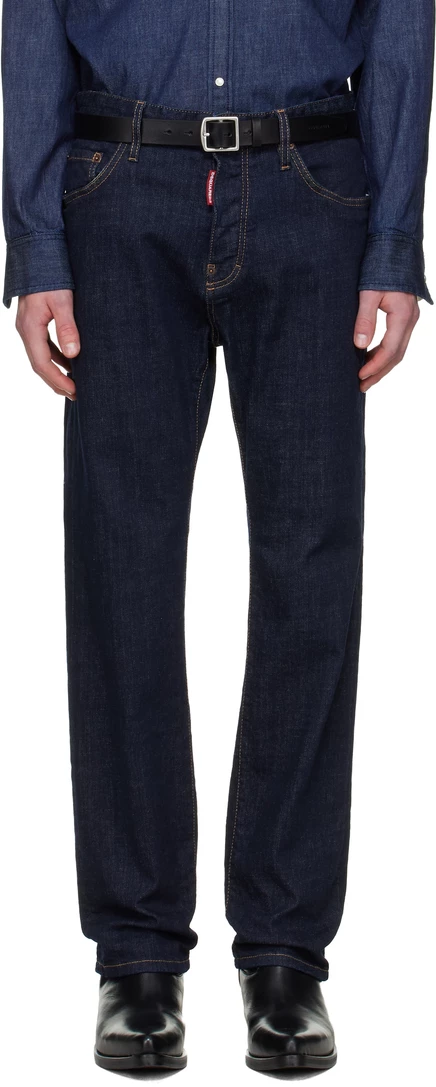 Мужские джинсы Dsquared2 642, темно-синие