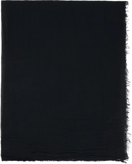 Мужской шарф Rick Owens Temple Sandy Mega, черный