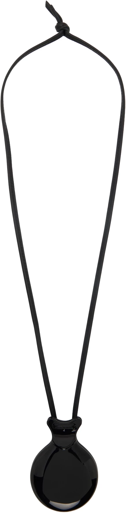 Женское колье Lemaire Castanet Mirror, черное