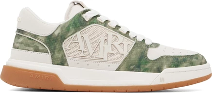 Мужские низкие кроссовки Amiri Classic Low камуфляжные